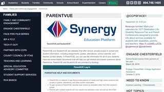 
                            10. ParentVUE | Chesterfield County Public Schools