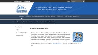 
                            3. ParentVUE Mobile App - Virginia Beach City Public Schools