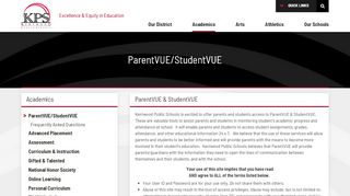 
                            8. ParentVUE/StudentVUE - Academics - Kentwood Public Schools