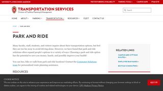 
                            9. Park and Ride – Transportation Services – UW–Madison