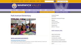 
                            7. Park Avenue Elementary | Warwick Valley Central Schools