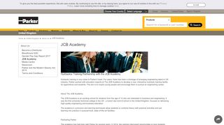 
                            1. Parker partners with JCB Academy