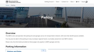 
                            6. Parking | MBTA - MBTA.com