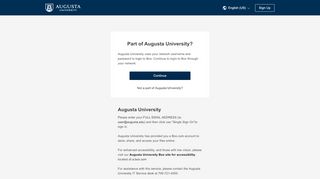 
                            4. Part of Augusta University? - Box | Login