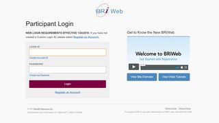 
                            8. Participant Login | BRiWeb