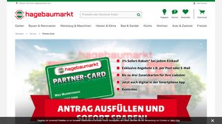 
                            3. Partner-Card anfordern - hagebau.de