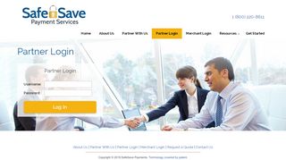
                            9. Partner Login - SafeSave Payment Services
