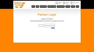 
                            1. Partner Login | Safety Corp