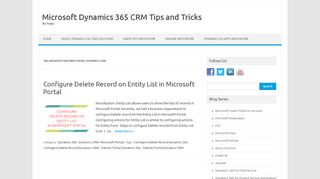 
                            7. Partner Portal Dynamics CRM | Microsoft Dynamics 365 CRM Tips ...