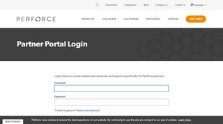 
                            7. Partner Portal Login | Perforce