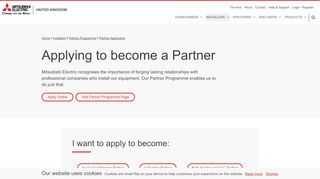 
                            1. Partner Programme Application | Mitsubishi Electric