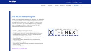 
                            7. Partner Programs | Mobile Printing and Labeling | Brother ...