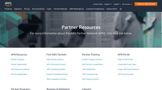 
                            4. Partner Resources - AWS