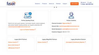 
                            4. Partner Support & Login Info, IT Partners - Fusion