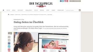 
                            3. Partnerbörsen im Test: Welchen Dating-Seiten Sie vertrauen können ...