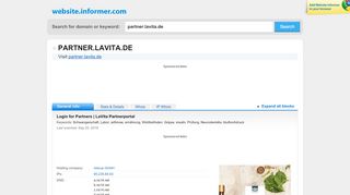 
                            4. partner.lavita.de at WI. LaVita GmbH - Partnerportal