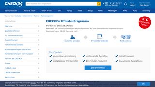 
                            3. Partnerprogramm von CHECK24