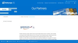 
                            7. Partners - Aeroflot - Air Europa