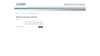 
                            3. Partners Extranet - LuxairGroup Employees Login