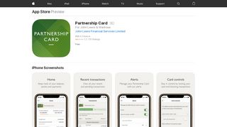 
                            8. Partnership Card on the App Store