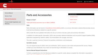 
                            5. Parts and Accessories | Power Systems - Cummins