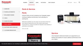 
                            9. Parts & Service | Kawasaki Engines