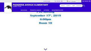 
                            5. Pasadena Avenue Elementary / Homepage