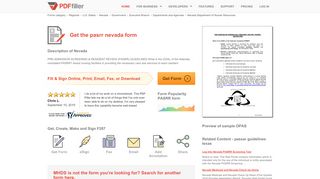 
                            4. Pasrr Nevada - Fill Online, Printable, Fillable, Blank | PDFfiller