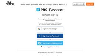 
                            8. Passport Login - PBS SoCal