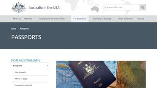 
                            6. Passports | Australia in the USA