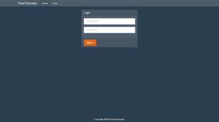 
                            5. PassTheLeaks - Login