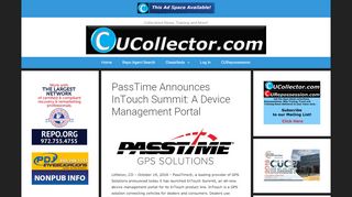 
                            8. PassTime Announces InTouch Summit Portal | CUCollector