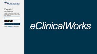 
                            6. Password Assistance - eClinicalWorks