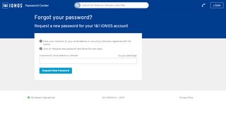 
                            9. Password Center - Retrieve Forgotten Password