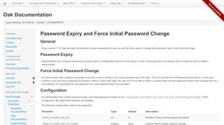 
                            9. Password Expiry and Force Initial Password ... - Jackrabbit Oak