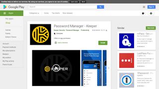 
                            11. Password Manager - Keeper - Apps on Google Play