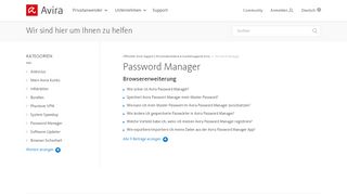 
                            6. Password Manager – Offizieller Avira Support ...