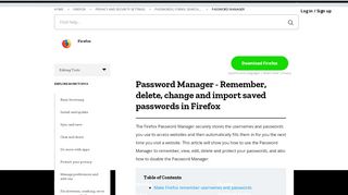 
                            7. Password Manager - Remember, delete, change and import ...