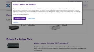 
                            1. Password of the Wi-Fi network | Proximus