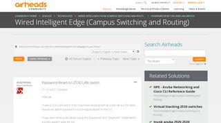 
                            3. Password Reset on 2530 LAN switch - Airheads Community