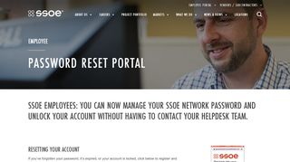 
                            5. Password Reset Portal - SSOE Group
