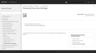 
                            9. Password Security Settings - XTRF Help - XTRF Knowledge Base