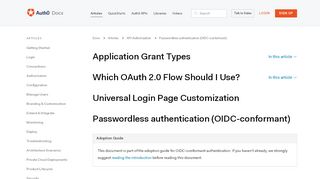 
                            6. Passwordless authentication (OIDC-conformant) - Auth0