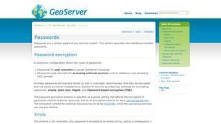 
                            3. Passwords — GeoServer 2.16.x User Manual