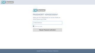 
                            2. Passwort vergessen? - tool.er-secure.de