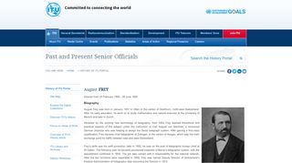
                            8. Past and Present Senior Officials - ITU
