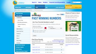 
                            3. Past Winning Numbers - origin-www.calottery.com