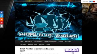 
                            8. Patch 7.3: How to come back to Argus again | World of Warcraft ...