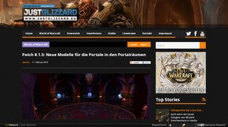 
                            9. Patch 8.1.5: Neue Modelle für die Portale in den ... - JustBlizzard