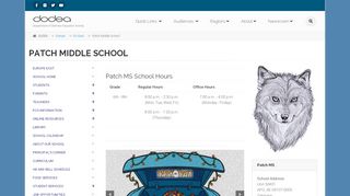 
                            6. Patch MSPatch Middle School Home - dodea.edu